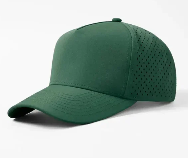 Perforated 5 Panel Performance Snapback Golf Hat