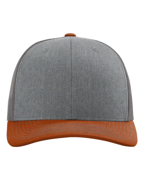 HEATHER GREY/ CHARCOAL/ DARK ORANGE